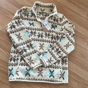 NWT L.L. Bean snap T pullover